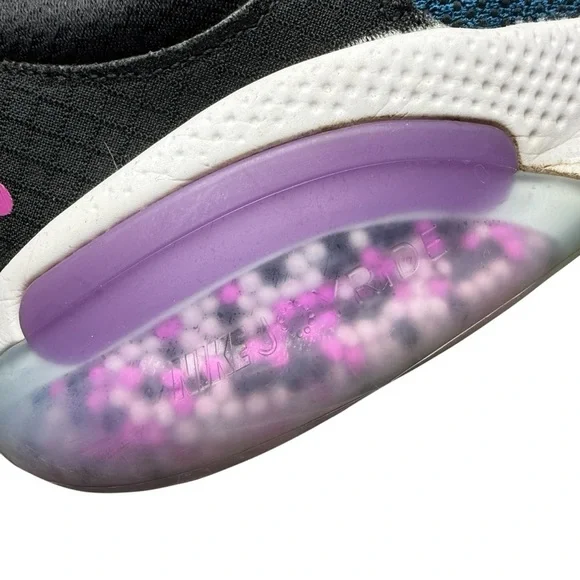 Nike Joyride Run Flyknit Size 10 Blue Black Pink Blast sock Sneakers AQ2731-004 - Picture 8 of 11